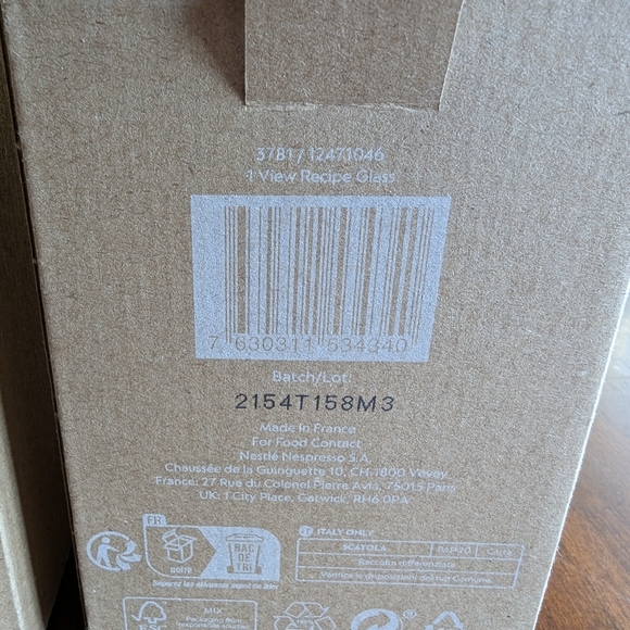 Nespresso View Recipe Glasses (2) With Original Box - Picture 7 of 7